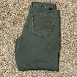 The North Face Pants Mens 34 Short Green Straight Leg Outdoor Casual Classic